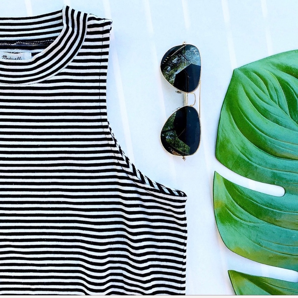 Madewell XS Mock Turtleneck Arya Top